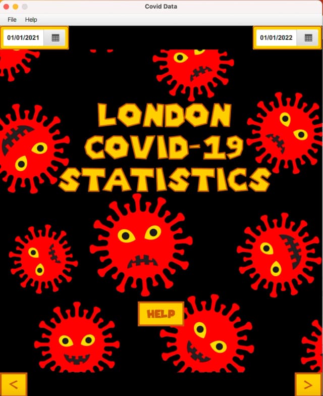 Covid Data Viewer GUI - Group Project